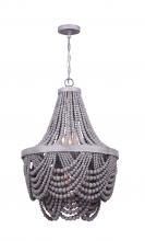 Canarm ICH1001A06BGY18 - Kipling 6 Light Chandelier, Gray Finish