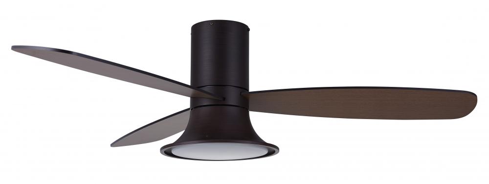 Lucci Air Flusso 52" Oil Rubbed Bronze Light with Remote Ceiling Fan