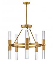 Fredrick Ramond Merchant FR30604HBR - Medium Single Tier Chandelier