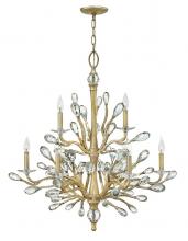 Fredrick Ramond Merchant FR46809CPG - Medium Two Tier Chandelier