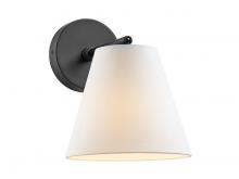 Savoy House Meridian M90119MBK - 1-Light Wall Sconce in Matte Black (Set of 2)