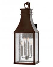 Hinkley 17468BLC - Extra Large Wall Mount Lantern