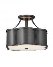 Hinkley 4443BLB - Medium Semi-Flush Mount