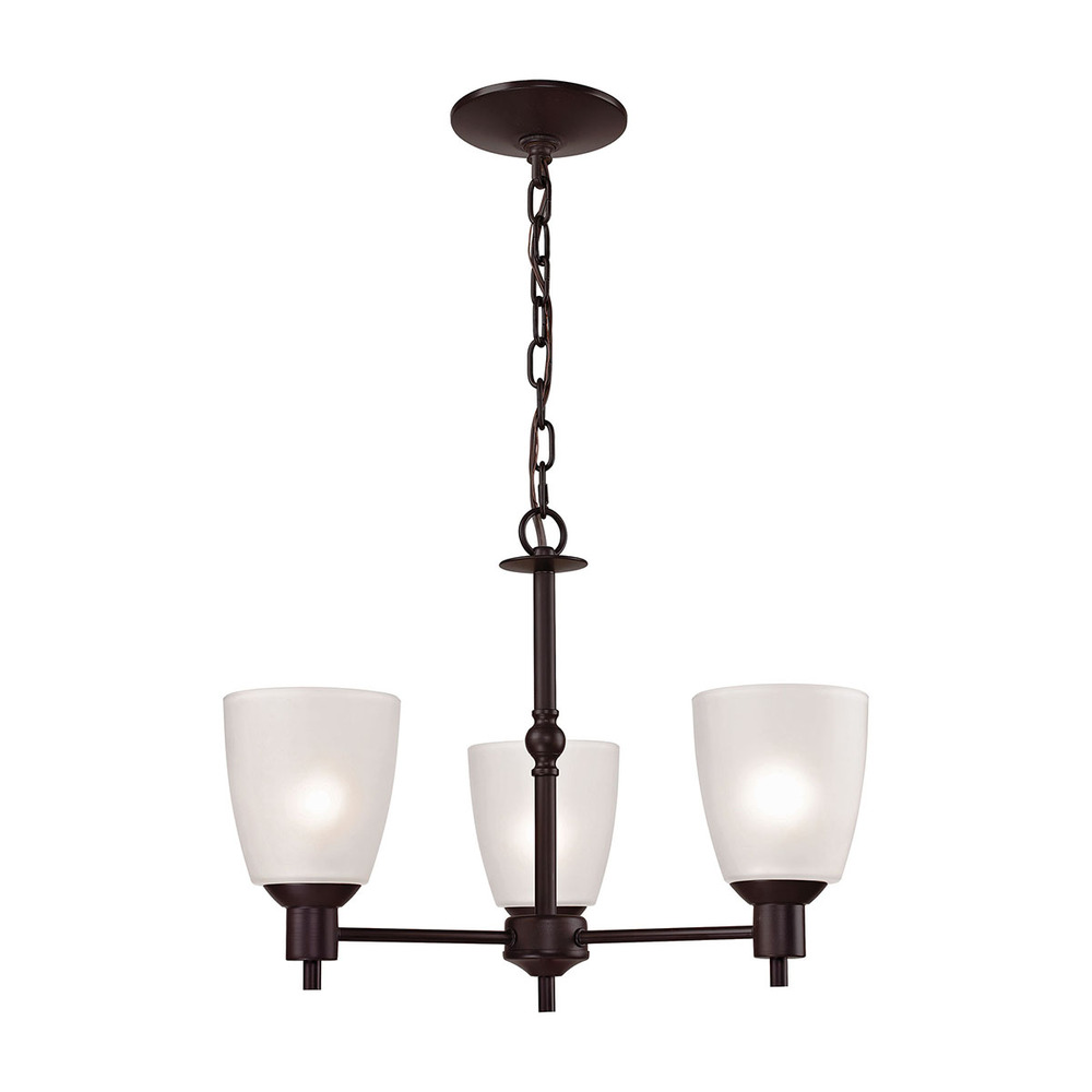 Thomas - Jackson 20'' Wide 3-Light Chandelier - Oil Rubbed Bronze