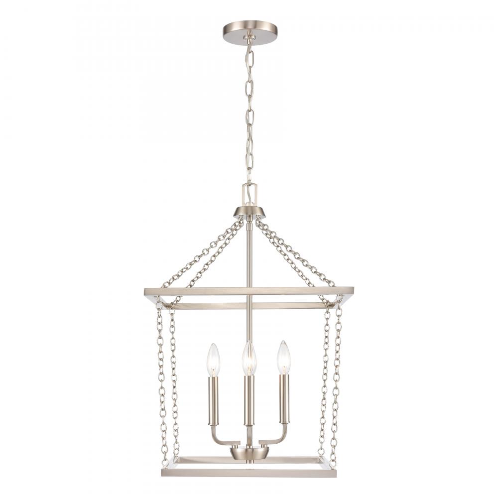 Emmett 17'' Wide 4-Light Pendant - Brushed Nickel