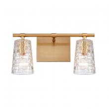 ELK Home 82171/2 - Lightweave 15'' Wide 2-Light Vanity Light - Satin Brass