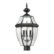 ELK Home 8603EP/60 - Thomas - Ashford 23'' High 3-Light Outdoor Post Light - Black