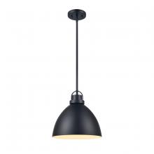 ELK Home 89620/1 - Somerville 12'' Wide 1-Light Pendant - Matte Black