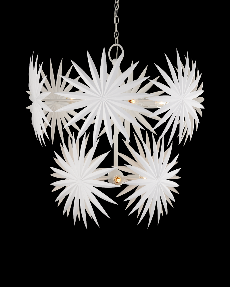 Bismarkia Medium White Chandelier