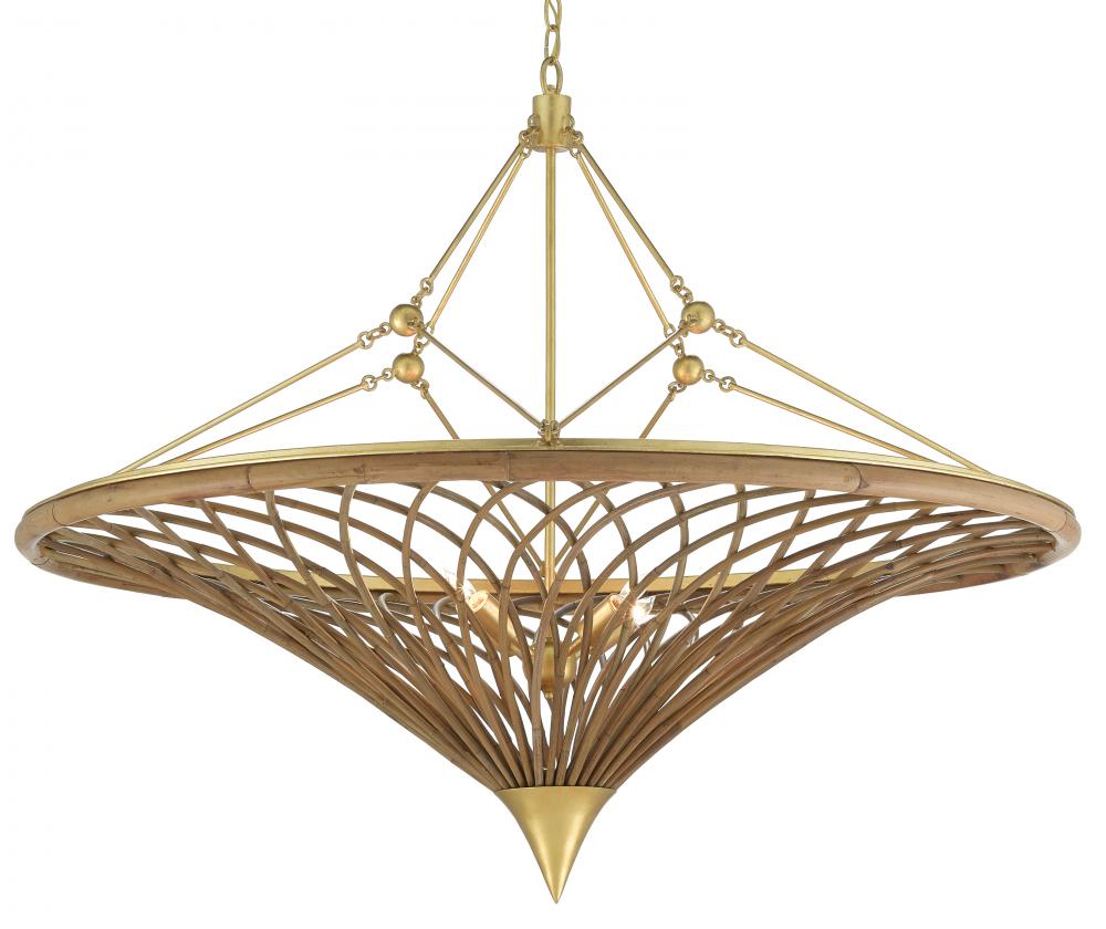 Gaborone Rattan Chandelier