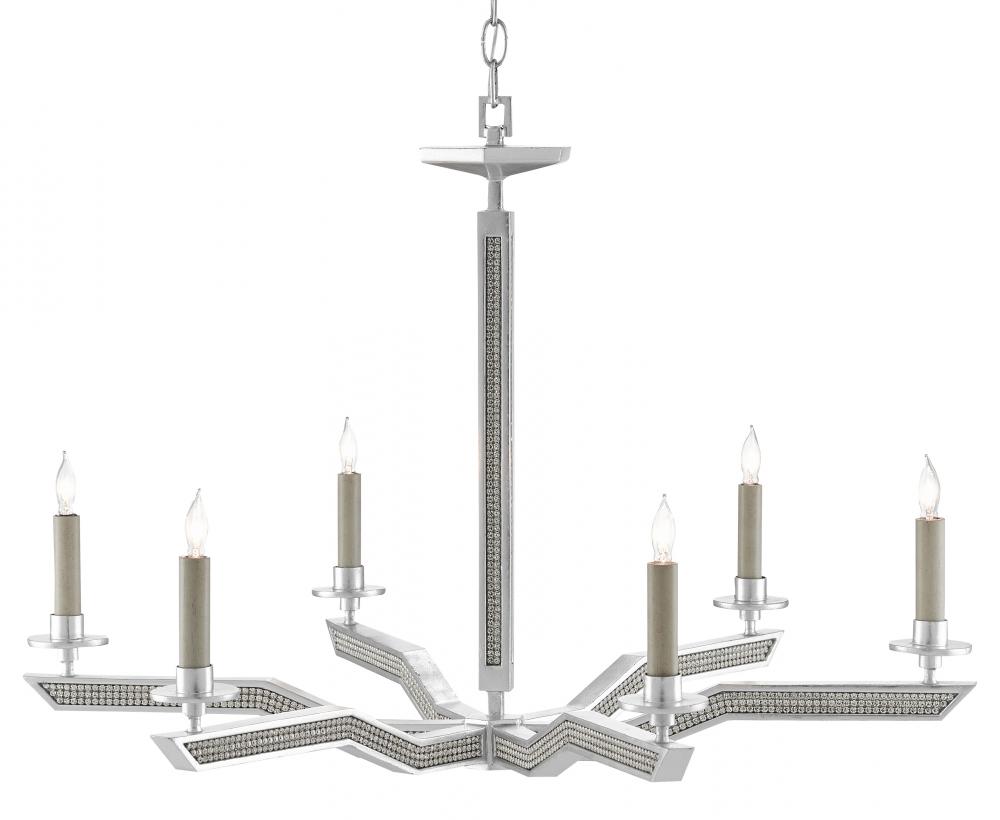 Bourree Silver Chandelier