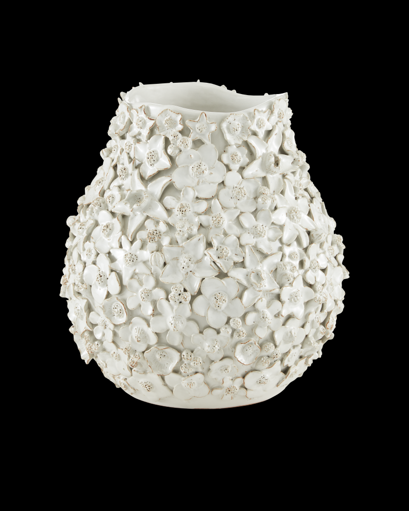 Jessamine White Vase