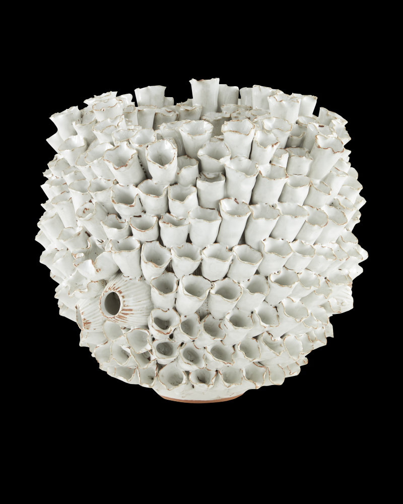 Manitapi Medium White Vase