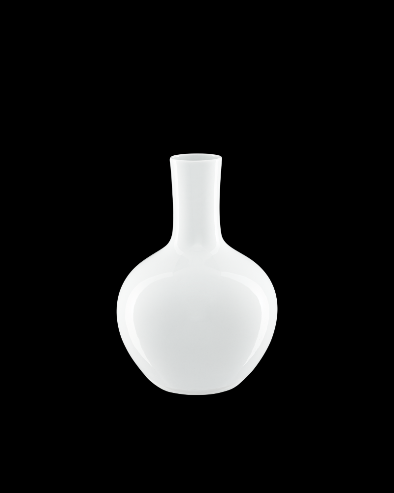 Imperial Small Gourd White Vase