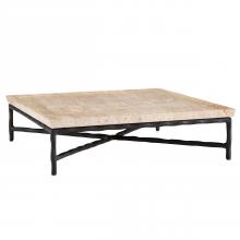 Currey 1200-0595 - Boyles Large Travertine Tray