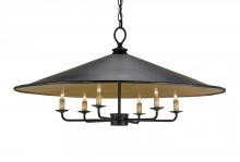 Currey 9873 - Brussels Black Chandelier